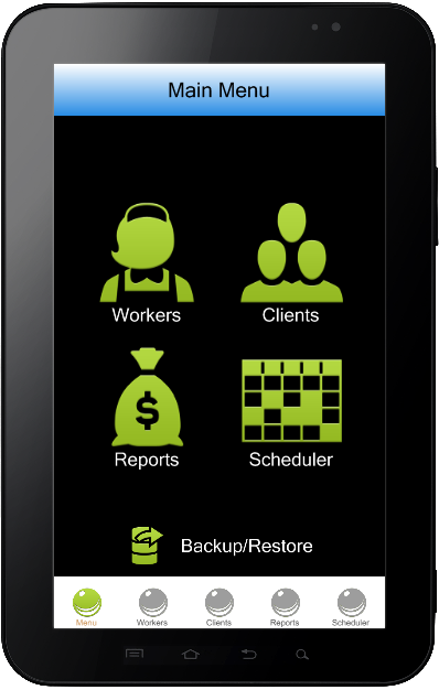 Cleaning Business Software for Mobile 1.2